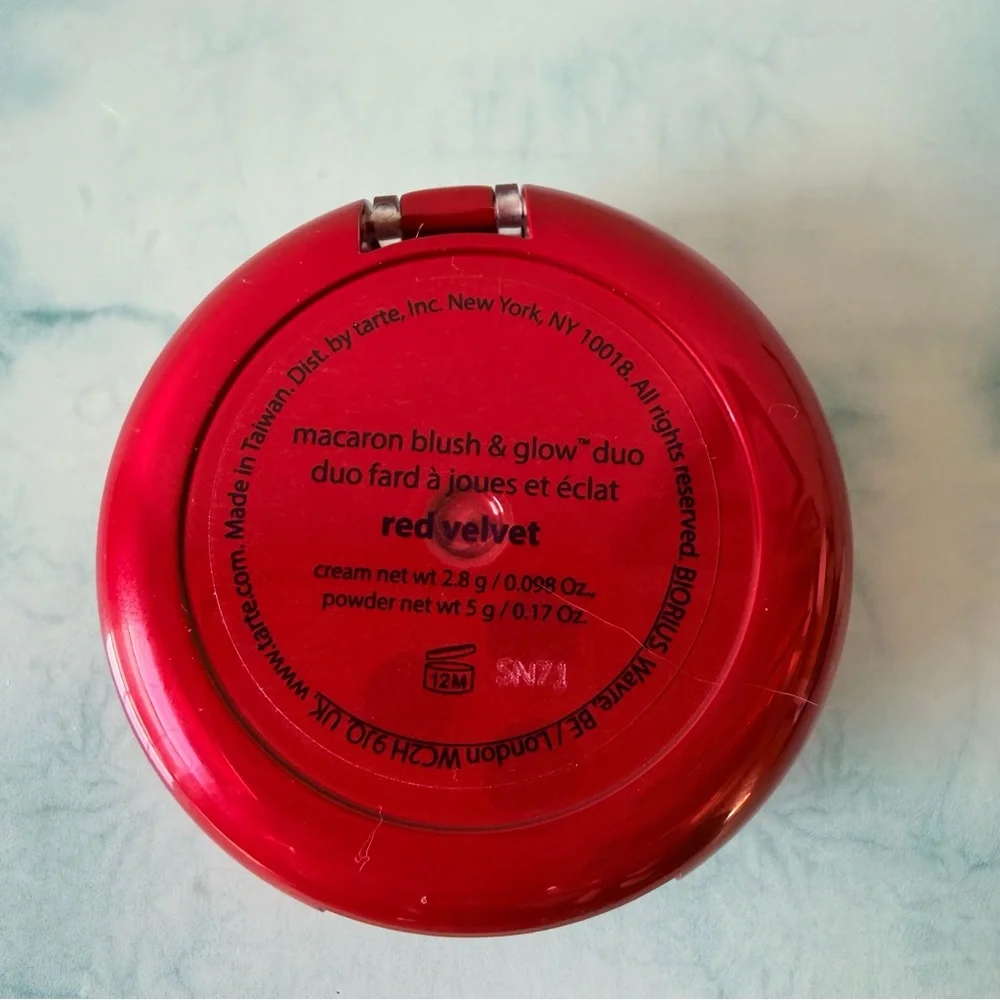 Tarte macaron blush and glow duo red velvet